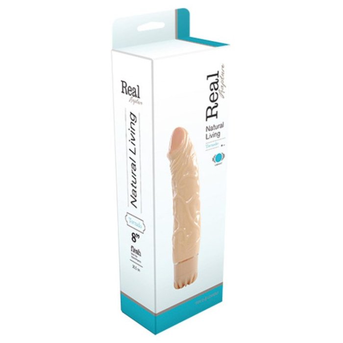 Vibrator Real Rapture Tornado 8" - detaliu design