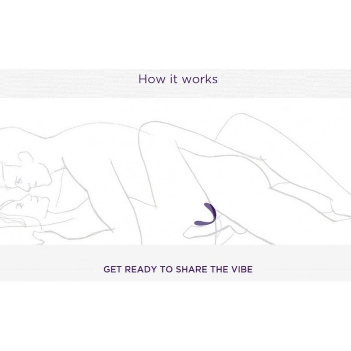WeVibe 2 + Purple 6 Vibratii - vedere laterala