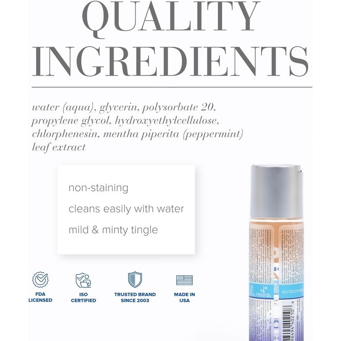 Lubrifiant Anal JO H2O Cooling 75ml