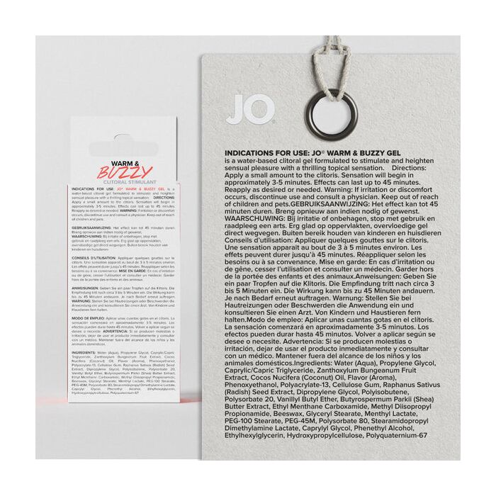 Stimulent clitoral System JO Premium Warm & Buzzy