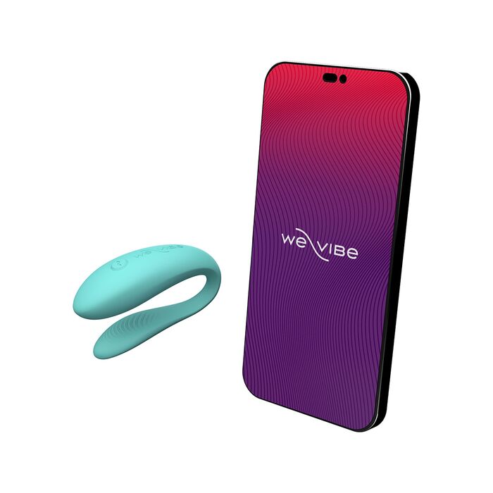 Vibrator Cupluri We-Vibe Sync Lite Turcoaz - imagine suplimentara 13