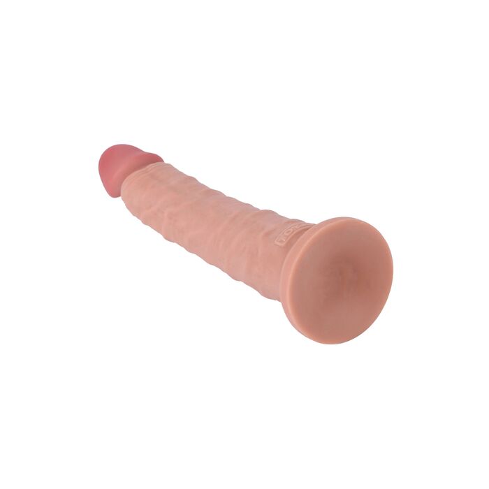 Dildo ToyJoy Deluxe Dual Density Dong TPE 17.5 cm Natural - imagine suplimentara 3
