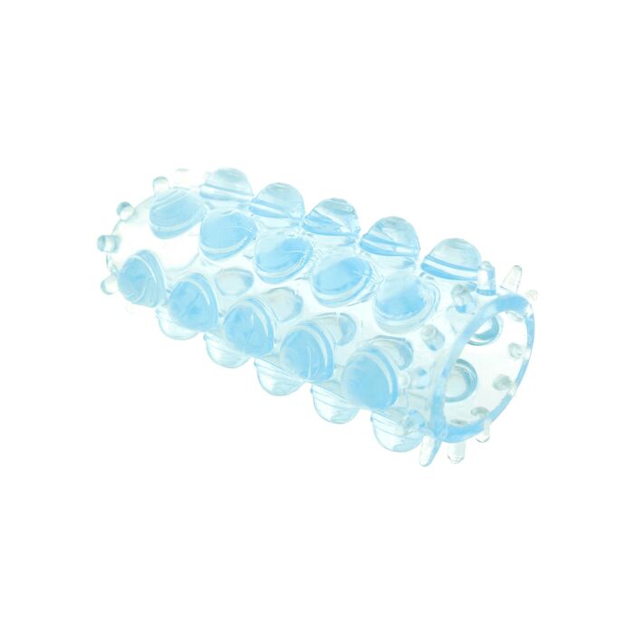 Cock Sleeve ToyJoy Power Stretchy 6.5cm Albastru - detaliu