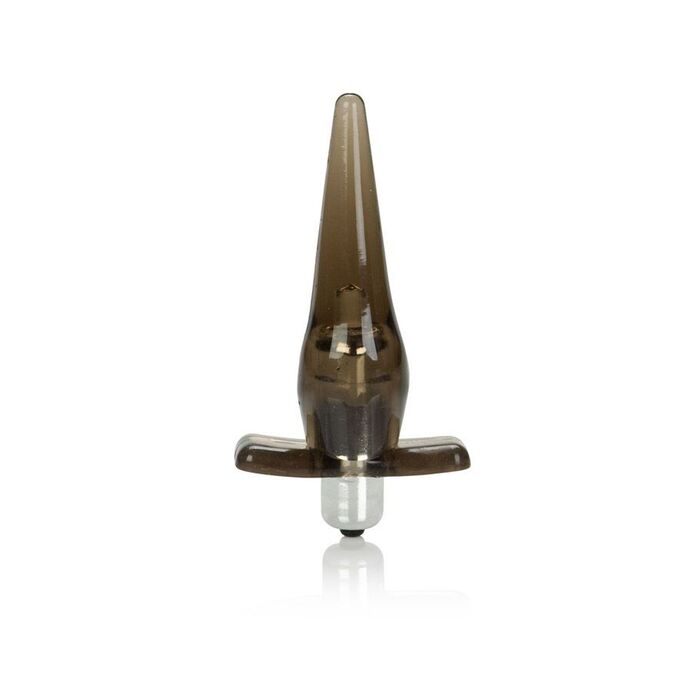 Vibrator Anal CalExotics Mini Vibro Tease Gri - dimensiuni si specificatii