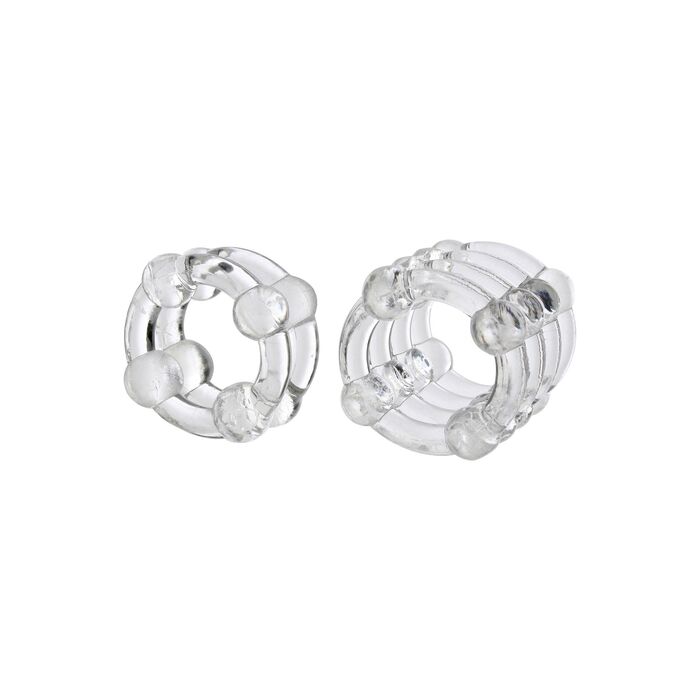 Inele Penis CalExotics COLT Enhancer Rings Transparent - imagine suplimentara 1