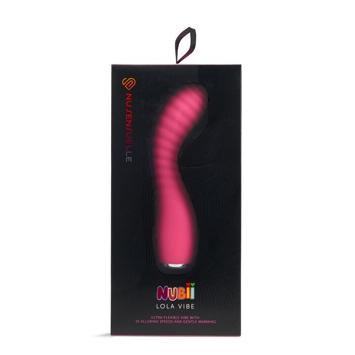 Vibrator Nu Sensuelle Lola Flexible Warming Vibrator Roz - imagine suplimentara 3