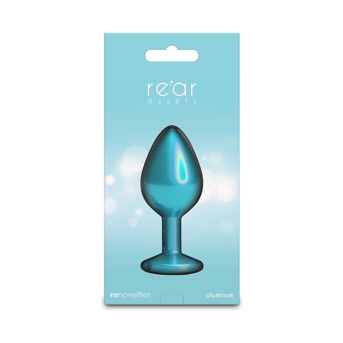 Plug Anal NS Novelties Iridescent Plug Medium Verde - ambalaj original