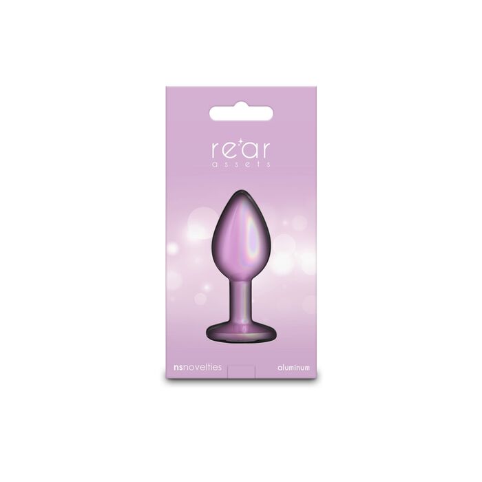 Plug Anal NS Novelties Iridescent Pink Small Roz - ambalaj original