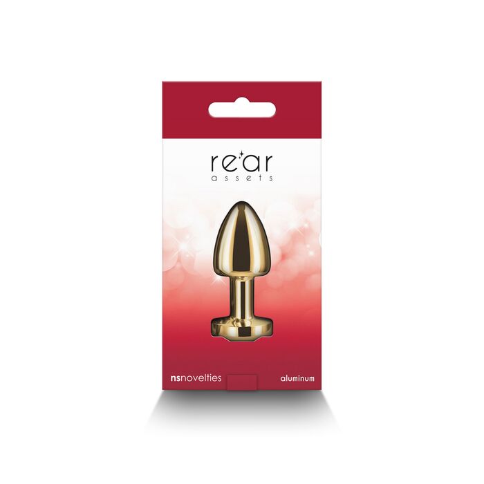 Plug Anal NS Novelties Rear Assets Petite Auriu - dimensiuni si specificatii