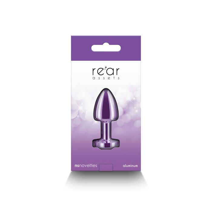 Plug Anal NS Novelties Rear Assets Petite Violet - unghi lateral