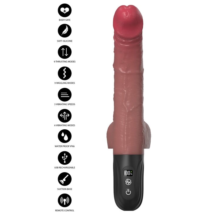 Functii Vibrator Realistic Thrusting