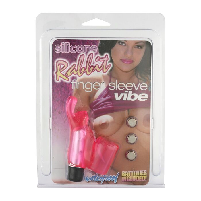 Vibrator Deget Rabbit Seven Creations Finger Vibrator Roz - dimensiuni si specificatii