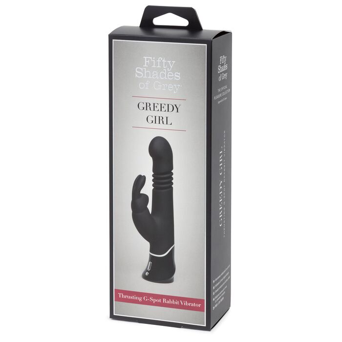 Vibrator Rabbit Fifty Shades of Grey Greedy Girl Negru - imagine suplimentara 4