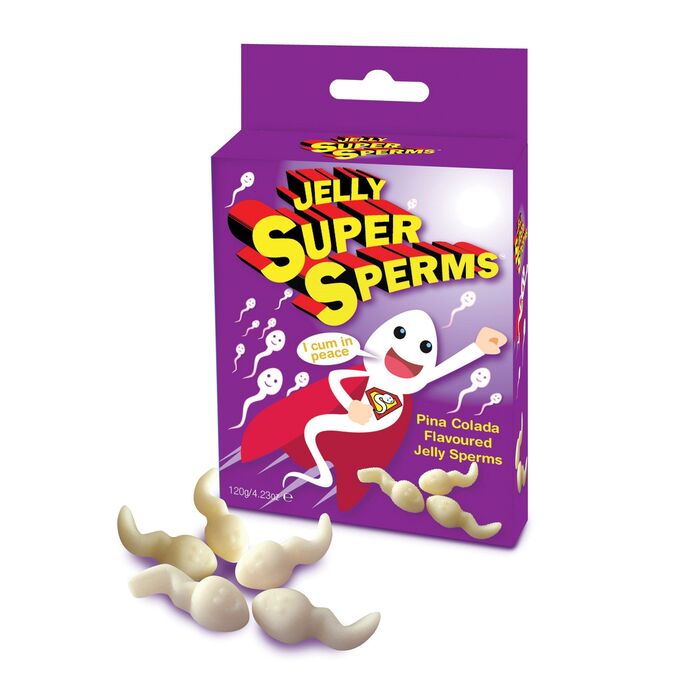 Jeleuri Erotice Spencer Fleetwood Jelly Super Sperms Alb - detalii produs