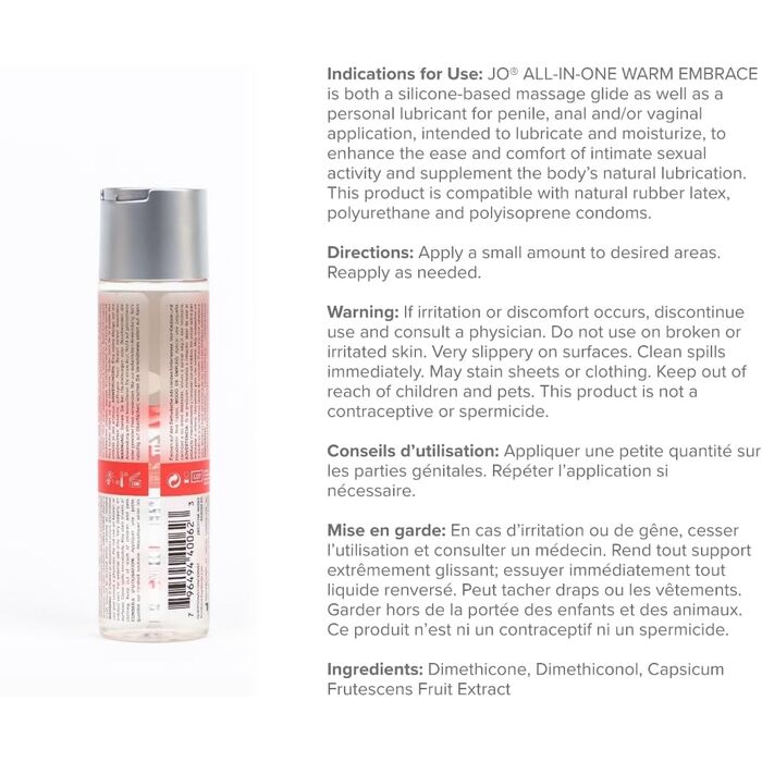 Ulei Masaj Erotic JO All-In-One Warm Embrace 120ml