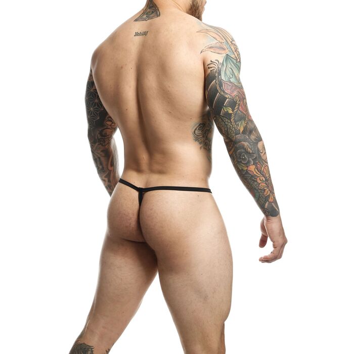 Chilot Barbatesc MOB Eroticwear Elephant Thong Negru - imagine suplimentara 4