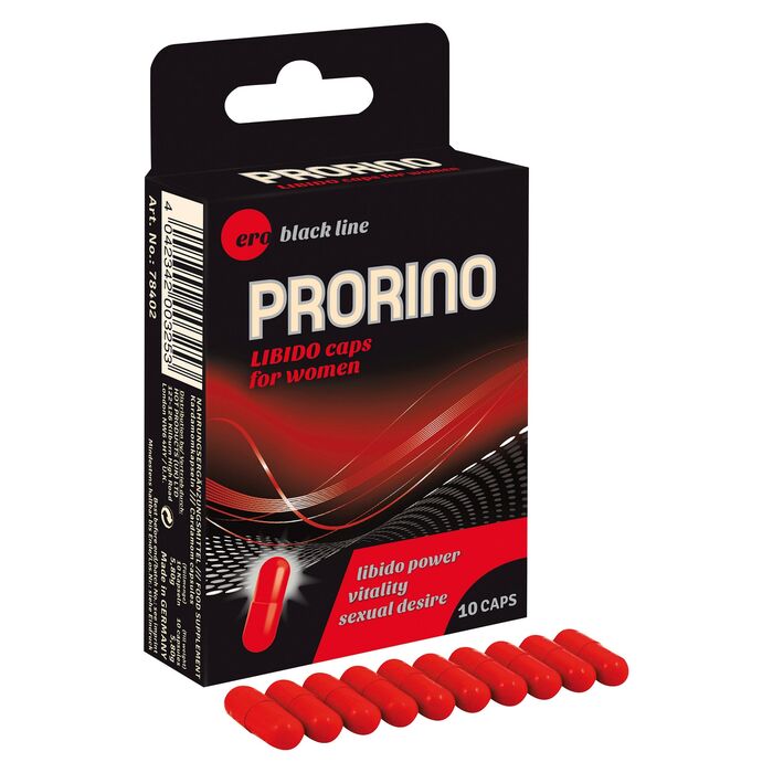 Pastile Libido Femei Prorino ERO 10 Capsule - detalii produs