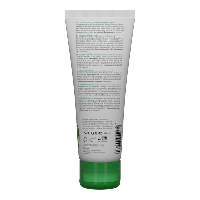 Lubrifiant Intim Cannabis Cobeco 125 ml Extract Canepa - dimensiuni si specificatii