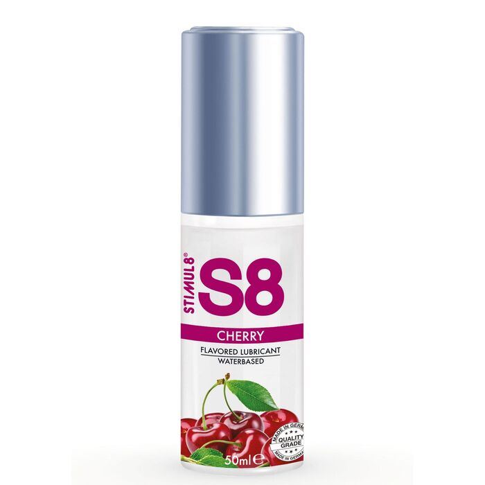 Lubrifiant Aromat Stimul8 S8 Flavored Lubricant Cirese 50 ml - detalii produs
