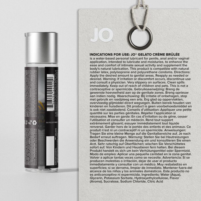 Lubrifiant JO Gelato Creme Brulee 120ml