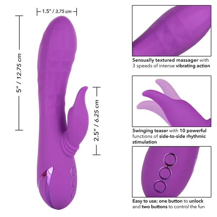 Vibrator Iepuras CalExotics California Dreaming Valley Vamp Purple