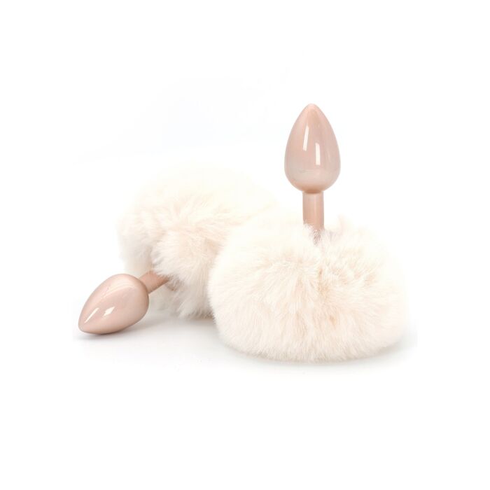 Plug Coada Iepure ToyJoy Enchanting Bunnytail Buttplug Alb - detalii produs