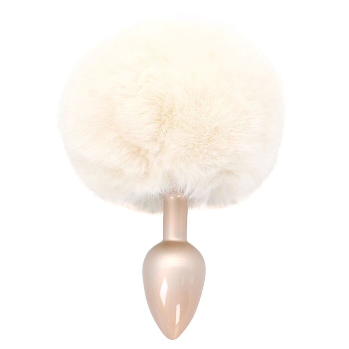 Plug Coada Iepure ToyJoy Enchanting Bunnytail Buttplug Alb - dimensiuni si specificatii