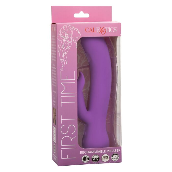 Vibrator CalExotics Rechargeable Pleaser Violet - ambalaj original