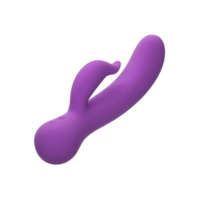 Vibrator CalExotics Rechargeable Pleaser Violet - unghi lateral