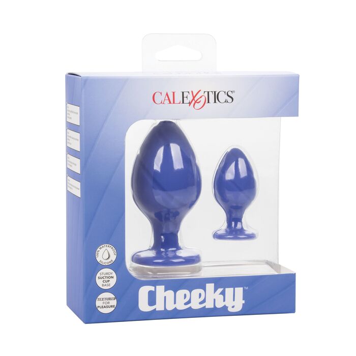 Plug Anal CalExotics Cheeky Buttplug Violet - unghi lateral