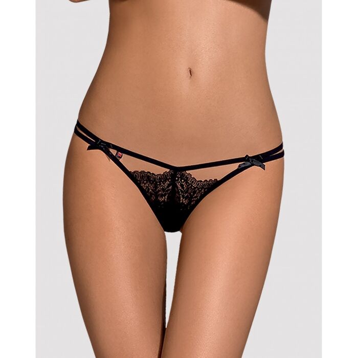 Tanga Obsessive Intesa Double Thong - Negru