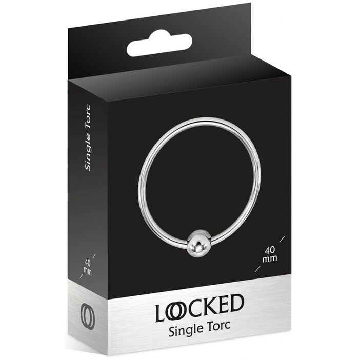 Inel Penis Locked "Single Torc" Argintiu