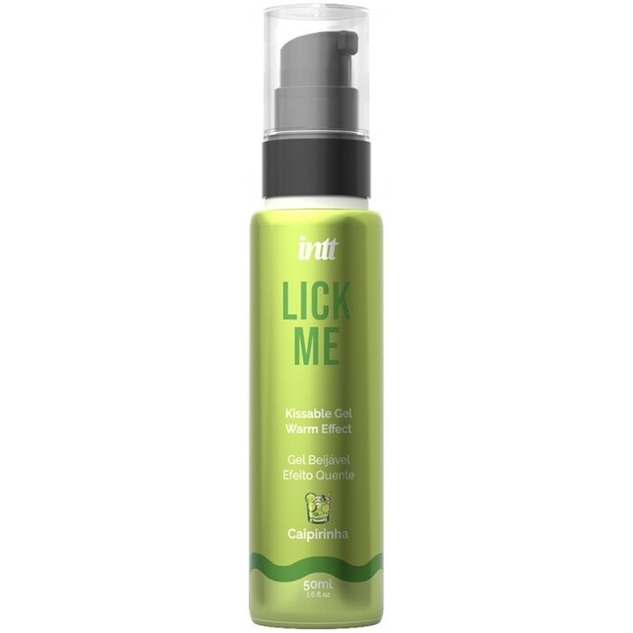 Gel Erotic comestibil, Lick Me Honey, Intt, Lemon Caipirinha, 50 ml