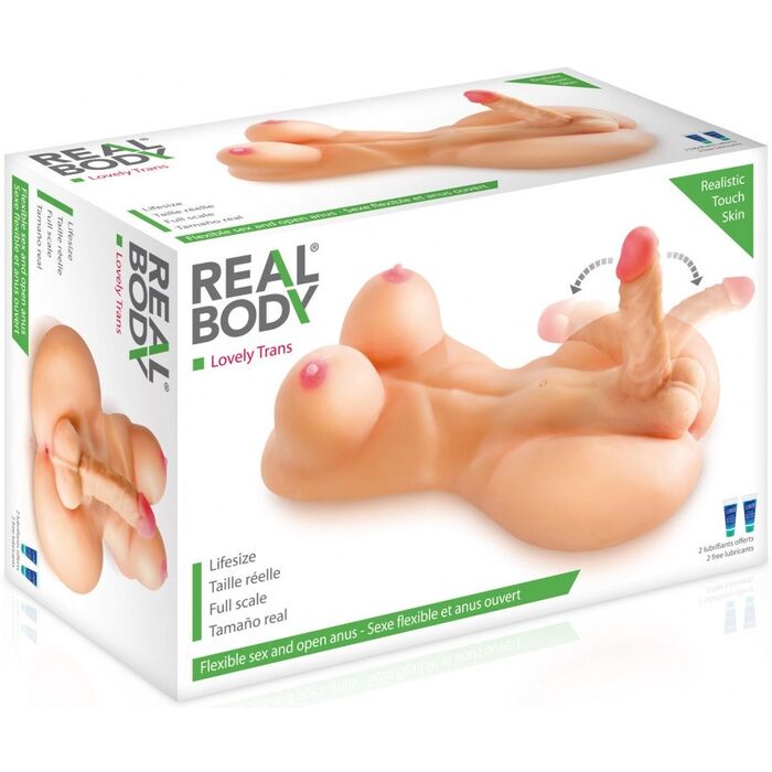 Papusa 3D FemeieTransexuala Real Body "Lovely Trans" Natural