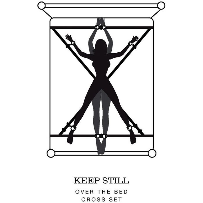 Set Bondage Fifty Shades of Grey "Keep Still" - Negru