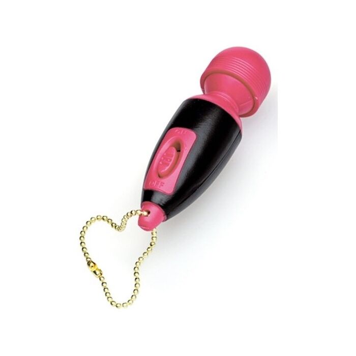 Mini Vibrator Glamy »Key Ring Breloc« 6,5 cm - Roz
