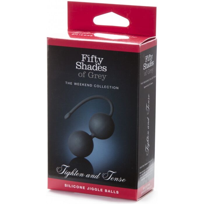 Bile Vaginale Fifty Shades Of Grey "Tighten and Tense" 17 cm - Negru