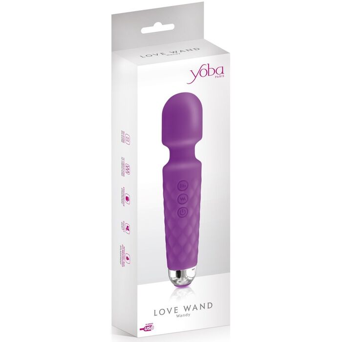 Aparat de masaj, Vibrator Violet, 10 Viteze, Yoba
