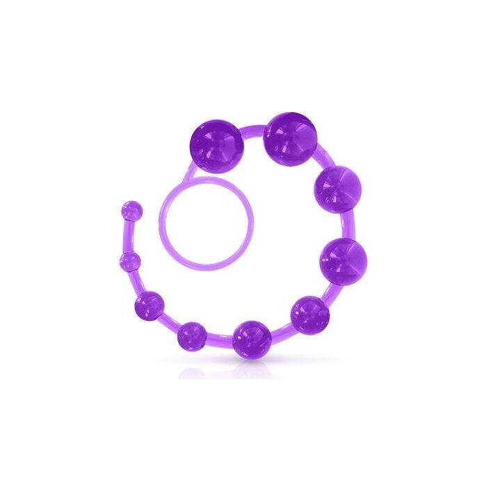 Bile Anale Glamy "Love Orgasm" 30 cm - Violet