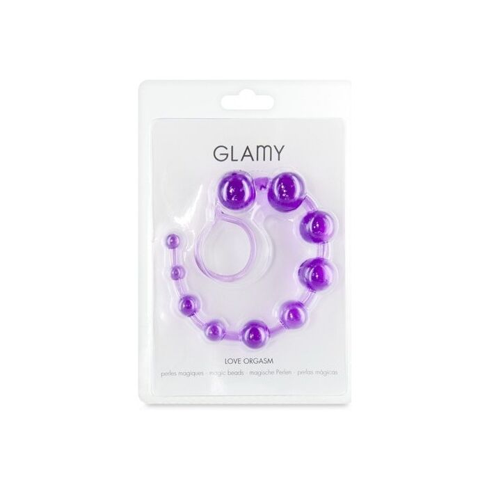 Bile Anale Glamy "Love Orgasm" 30 cm - Violet