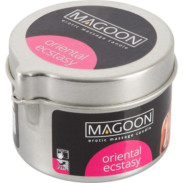 Lumanare de masaj cu ulei cald Oriental Extasy, Magoon 50ml