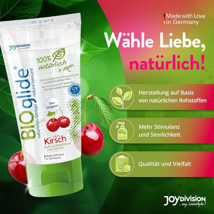 Lubrifiant Joy Division "BioGlide Cirese" 80ml