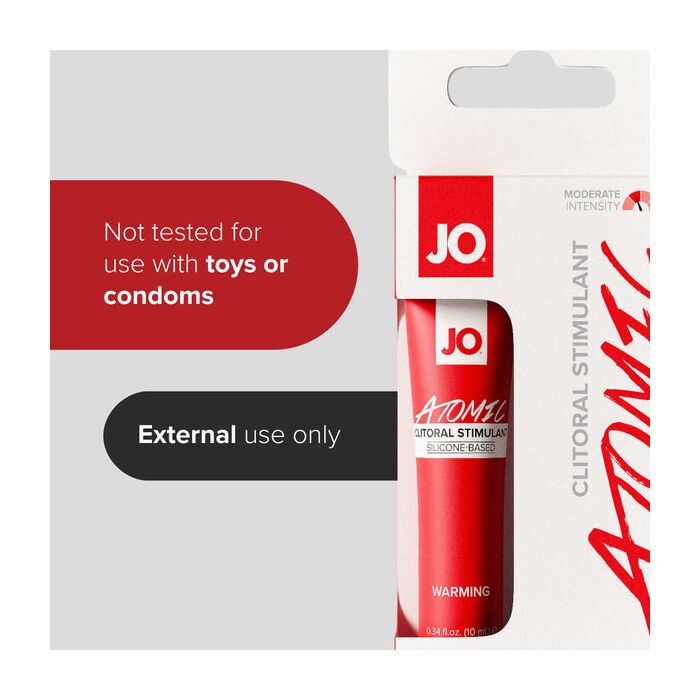 Stimulent clitoral System JO Premium Warming Tinling, Atomic Sensation, 10 ml