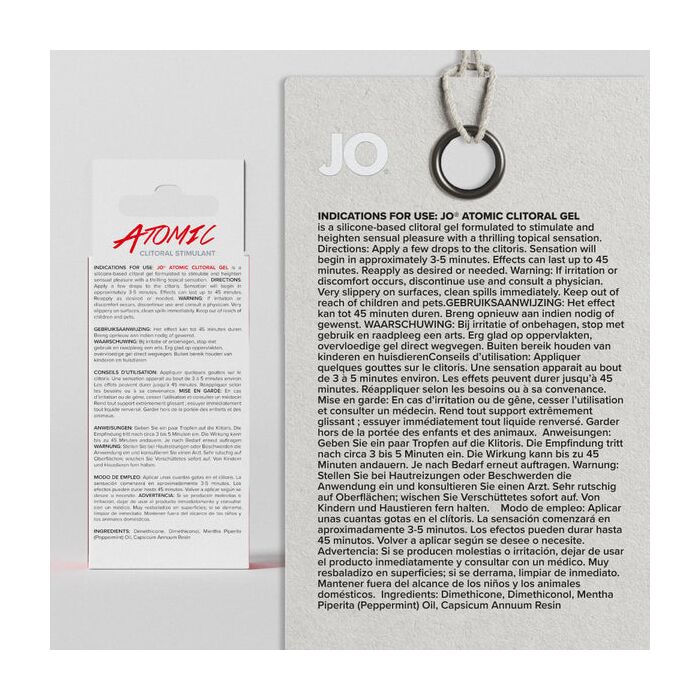Stimulent clitoral System JO Premium Warming Tinling, Atomic Sensation, 10 ml