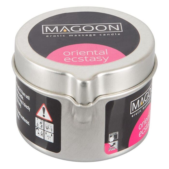 Lumanare de masaj cu ulei cald Oriental Extasy, Magoon 50ml