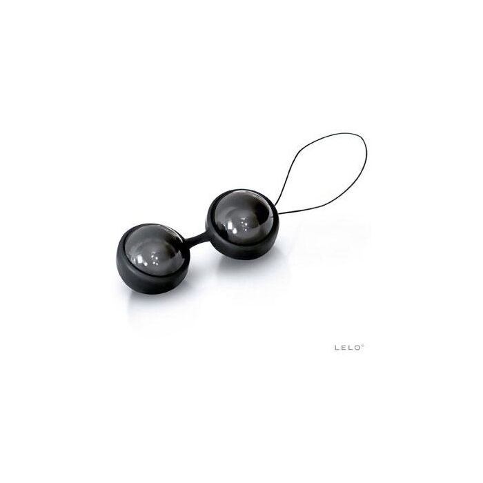 Bile Vaginale  Kegel Lelo "Luna Beads Noir" 7,5 cm - Negru