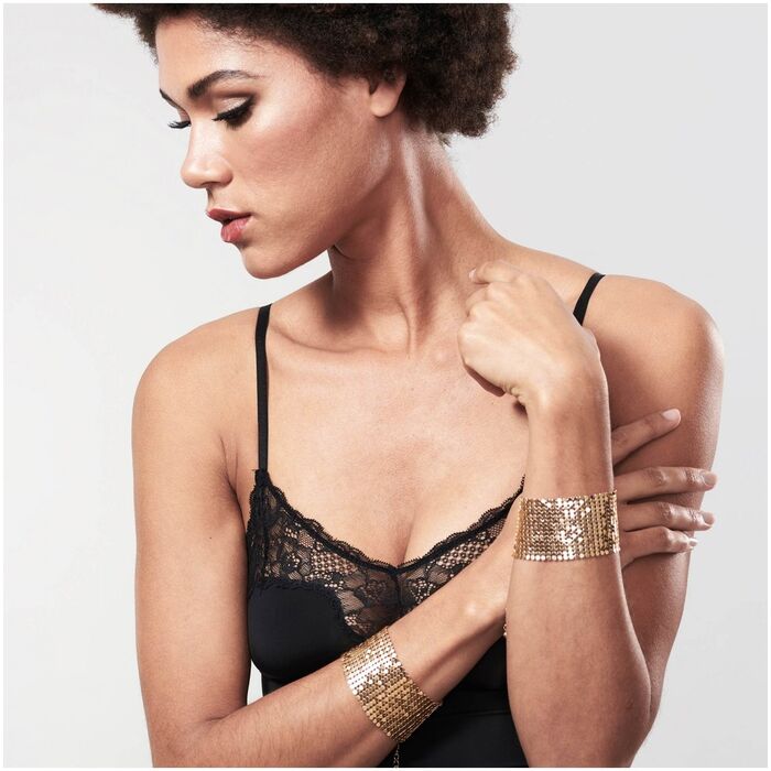 Catuse Metalice Bijoux Indiscrets "Handcuff Gold"