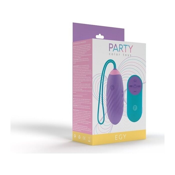 Ou Vibrator Party Color Toys "Egy Pink" 7 cm - Violet