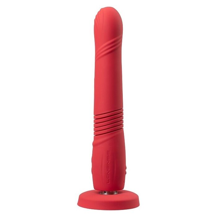 Vibrator Lovense »Gravity« 23,5 cm - Rosu