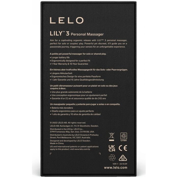 Vibrator Lelo »LILY 3« Violet